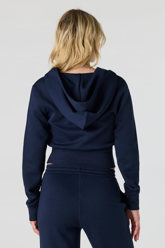Luxe Scuba Zip Hoodie