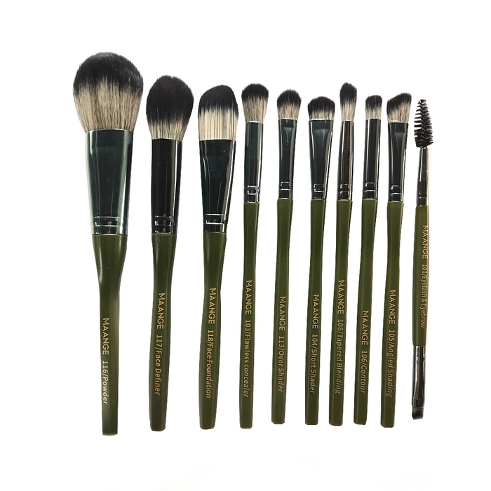 Maange 10pcs Beauty Makeup Brush