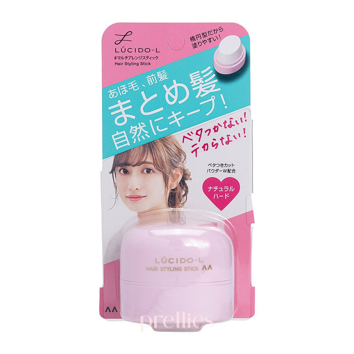 Mandom Lucido-L Multi Arrange Hair Styling Stick 13g (Natural Hard - Light Pink)