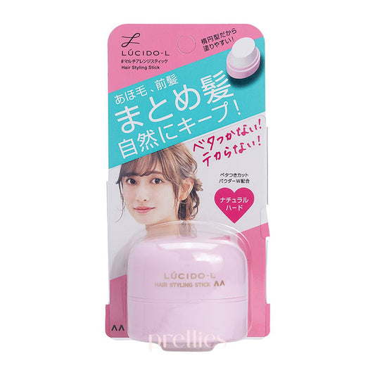 Mandom Lucido-L Multi Arrange Hair Styling Stick 13g (Natural Hard - Light Pink)