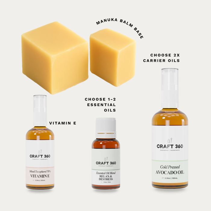 Manuka Beeswax Body Balm - DIY Kit (Customisable)
