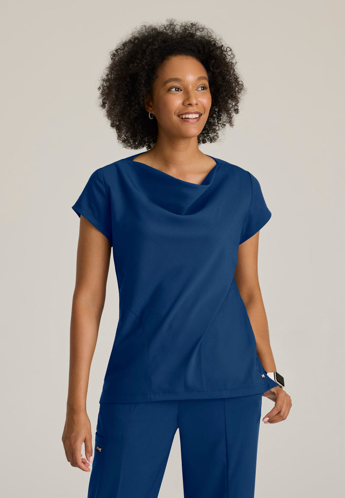 Marisol Top - Indigo - Grey's Anatomy Scrubs