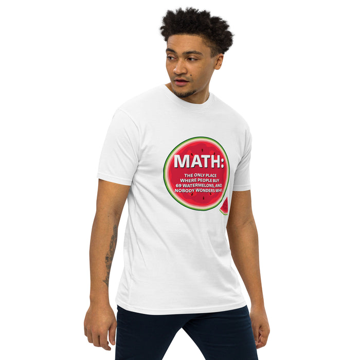 MATH: Back 2 School Men’s Premium Heavyweight Tee