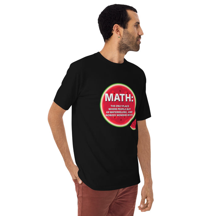 MATH: Back 2 School Men’s Premium Heavyweight Tee