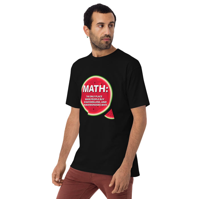 MATH: Back 2 School Men’s Premium Heavyweight Tee