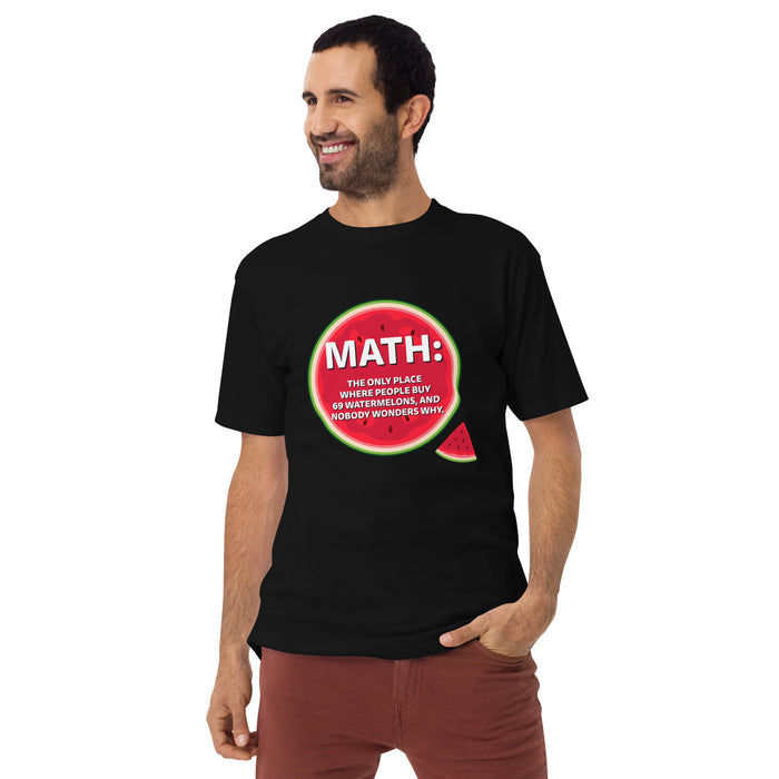 MATH: Back 2 School Men’s Premium Heavyweight Tee