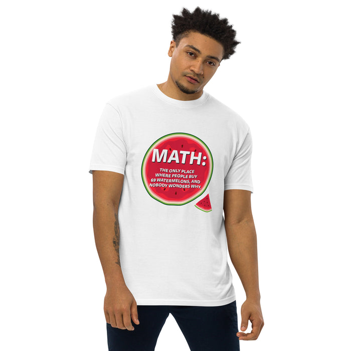 MATH: Back 2 School Men’s Premium Heavyweight Tee