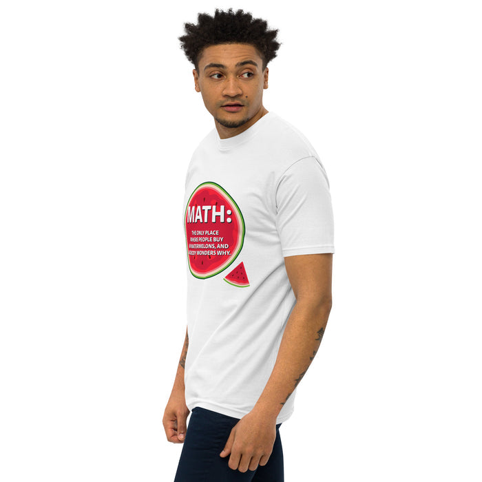 MATH: Back 2 School Men’s Premium Heavyweight Tee