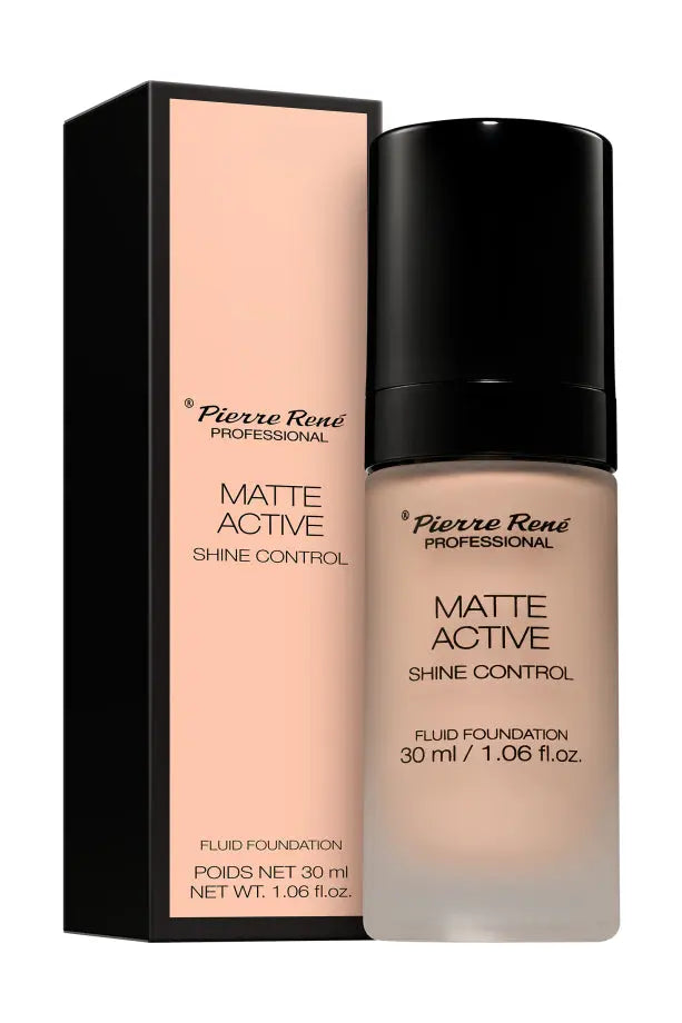 MATTE ACTIVE FLUID FOUNDATION no. 02 Porcelain Pierre Rene