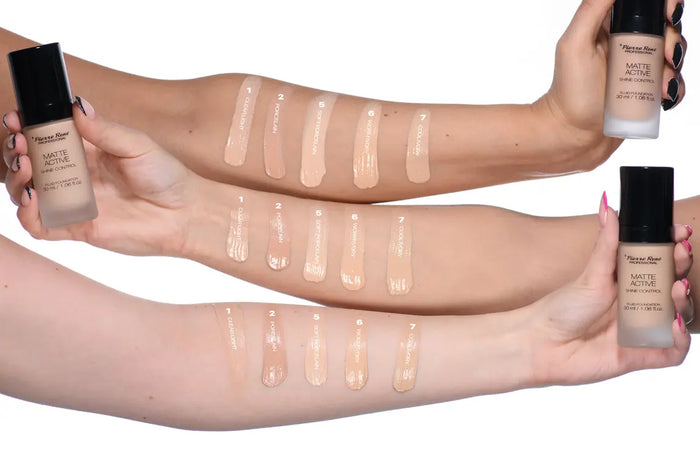 MATTE ACTIVE FLUID FOUNDATION no. 02 Porcelain Pierre Rene