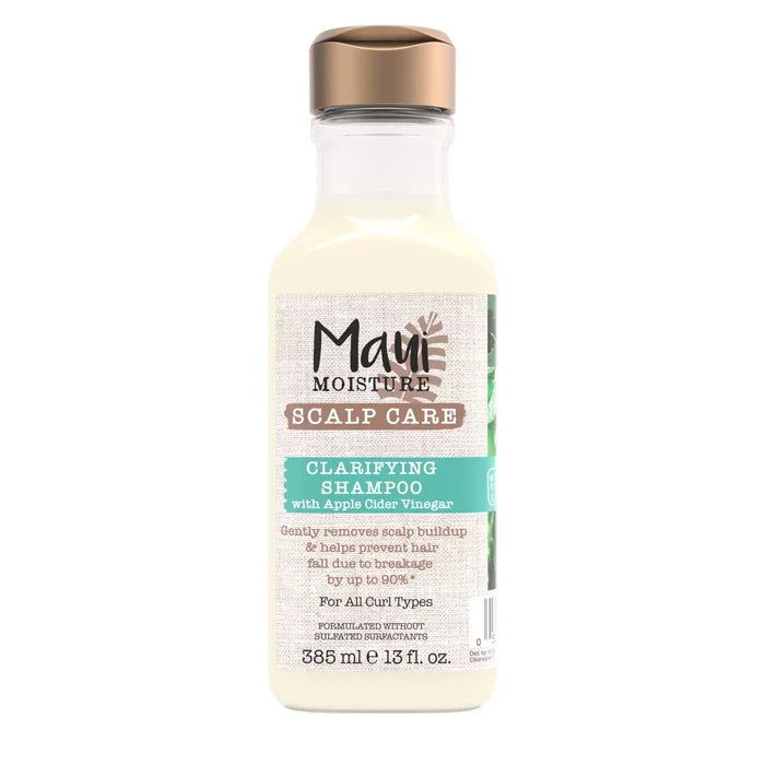 MAUI Moisture Scalp Care Clarifying Shampoo with Apple Cider Vinegar - Sulfate-Free  شامبو ماوي مويسشر لتنقية فروة الرأس بخل التفاح
