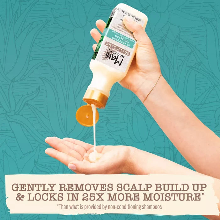 MAUI Moisture Scalp Care Clarifying Shampoo with Apple Cider Vinegar - Sulfate-Free  شامبو ماوي مويسشر لتنقية فروة الرأس بخل التفاح