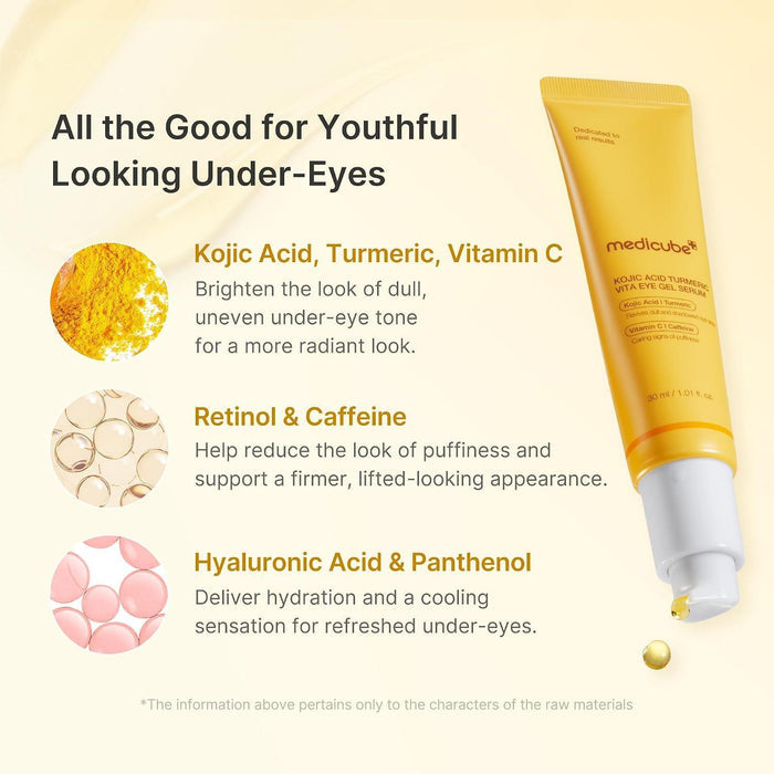 Medicube Kojic Acid Turmeric Vita Eye Gel Serum 30 mL