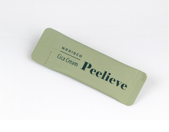 Medisco Peelieve Cica Cream - 5 Packets of Nourishing Skin Regeneration, Anti-Inflammatory Care - SD Cosmetics Care