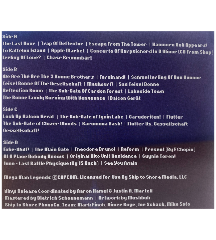 Mega Man Legends - 2LP Vinyl Soundtrack (Exclusive Variant)