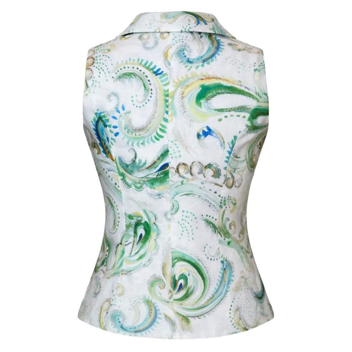 Melodia Womens Linen Waistcoat 2613151032200