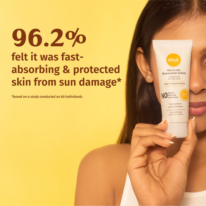vilvah melt in milk sunscreen SPF 50
