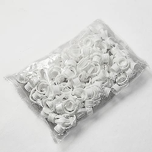 Microblading Permanent Makeup Pigment Rings with Cup Caps (50 Pcs) - SD Cosmetics Care