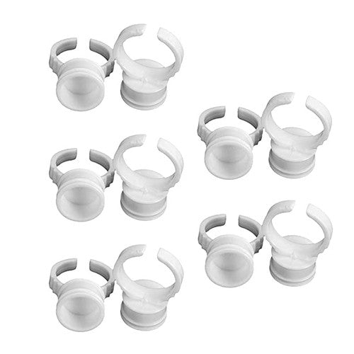 Microblading Permanent Makeup Pigment Rings with Cup Caps (50 Pcs) - SD Cosmetics Care