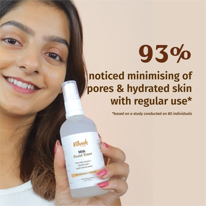 milk face toner users study