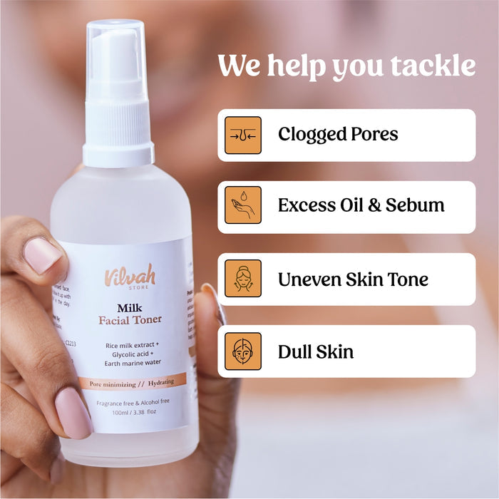 Vilvah milk face toner benefits