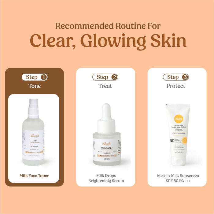 face care routine for clear, glowing skin - Vilvah