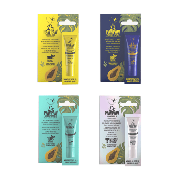 Mini Clear Multi-Tasking Lip Balm Set - Dr Paw Paw