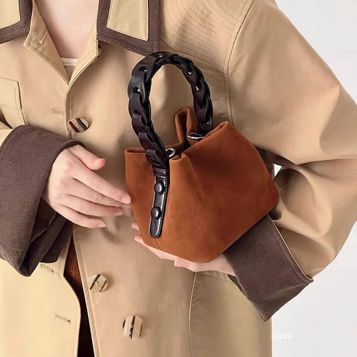 Mini woven bag by ACCITY featuring a compact design with woven texture, perfect for casual outings and stylish accessories.