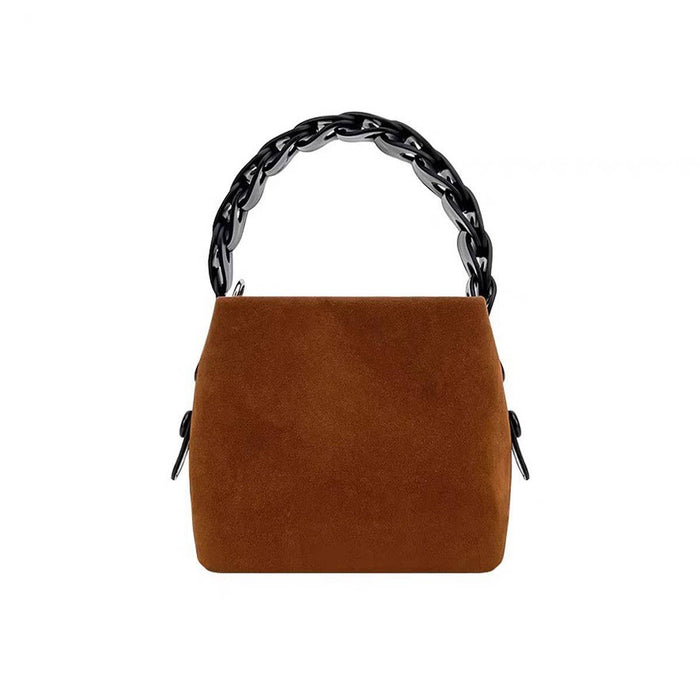 Mini woven bag by ACCITY with a stylish braided handle and compact design, perfect for casual outings.