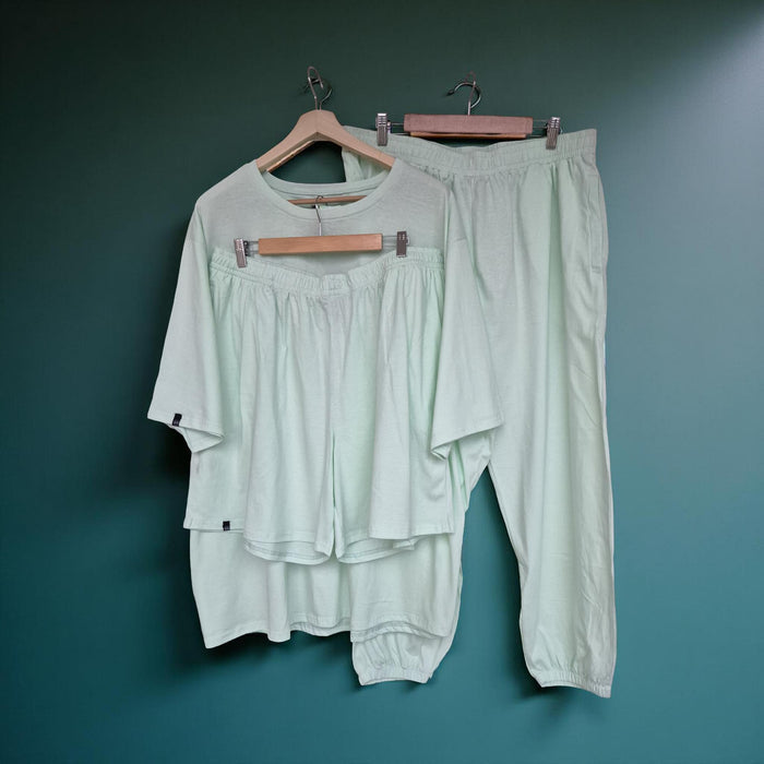 Mint Green Co-ords Set (Cotton)- Breathe Series (Super Thin)