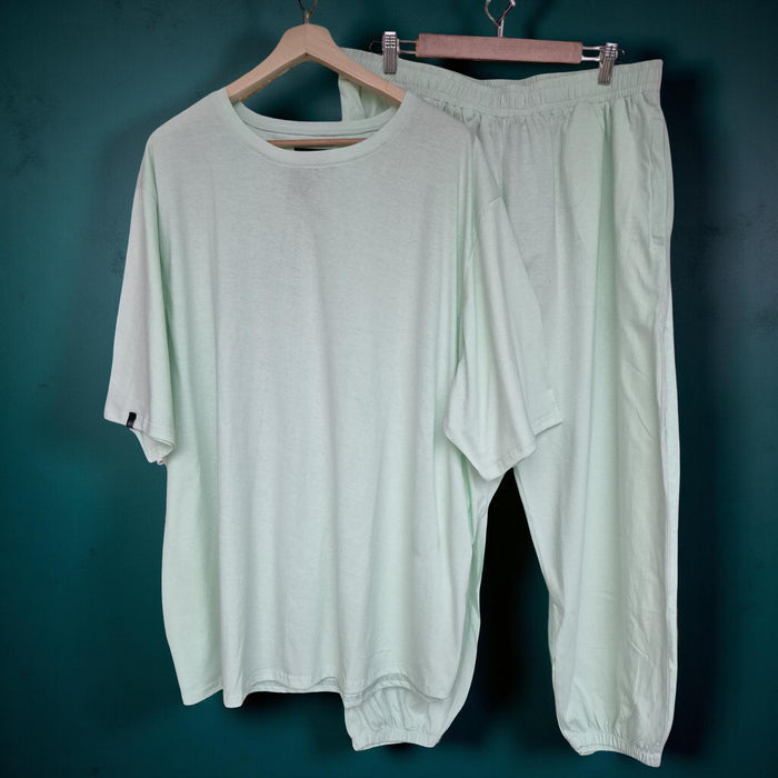 Mint Green Co-ords Set (Cotton)- Breathe Series (Super Thin)
