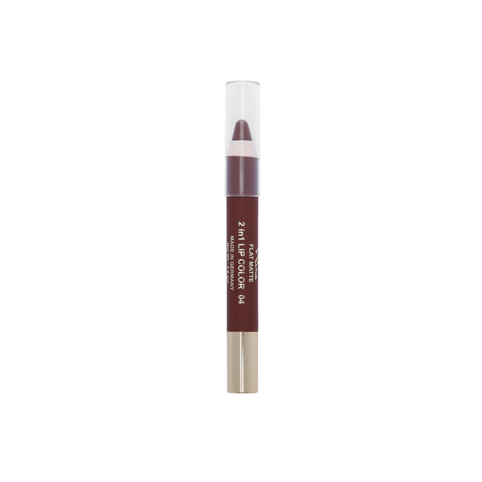 Miss and Mrs. Nina Flat Matte 2 in 1 Lip Color 04