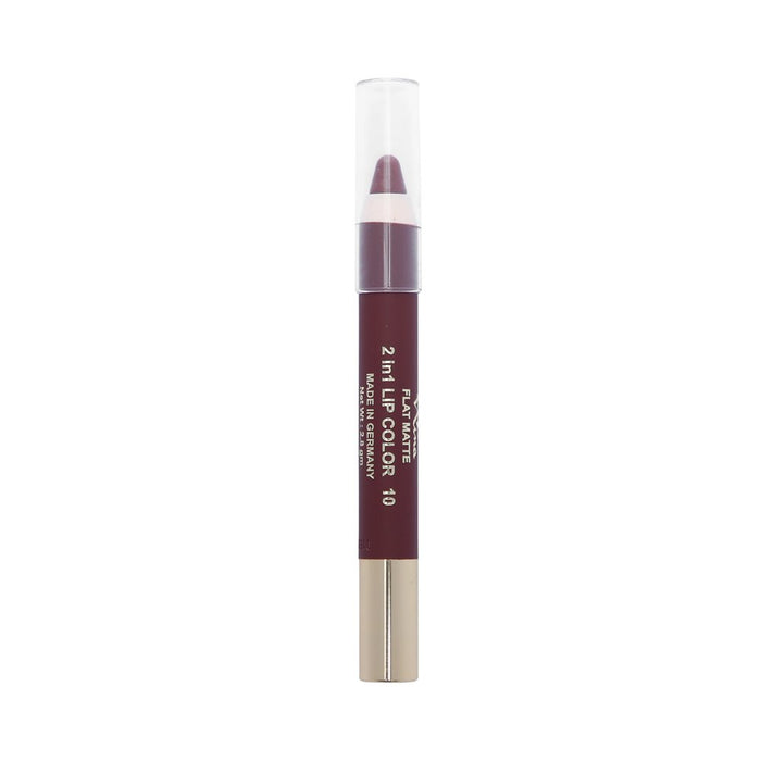 Miss and Mrs. Nina Flat Matte 2 in 1 Lip Color 10