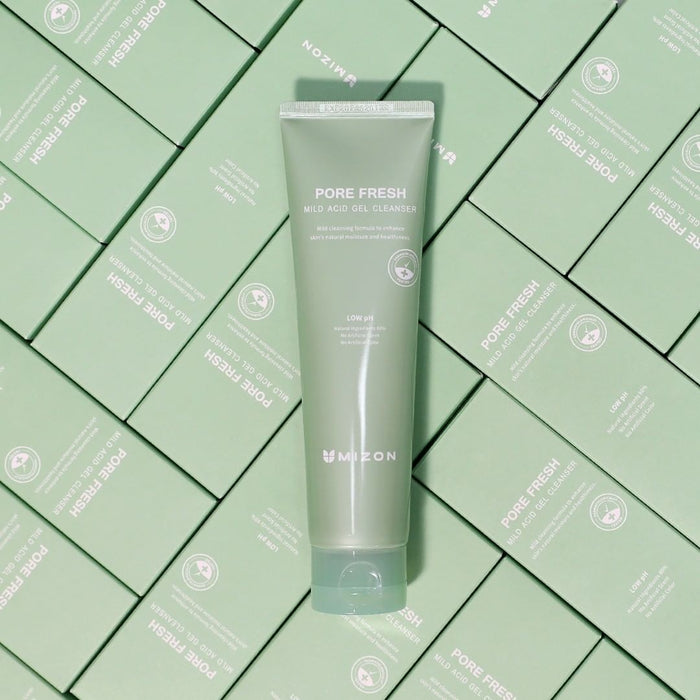 MIZON Pore Fresh Mild Acid Gel Cleanser غسول جل للبشرة من ميزون