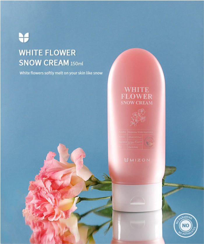 MIZON White Flower Snow Cream كريم التفتيح