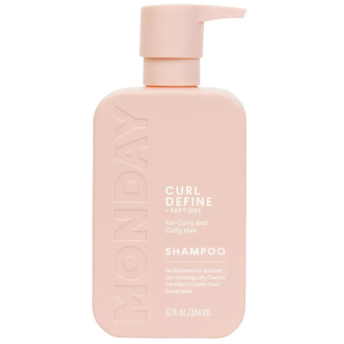 MONDAY Curl Define + Peptides Shampoo - For Curly And Coily Hair  شامبو مونداي كرل ديفاين للشعر الكيرلي والمجعد