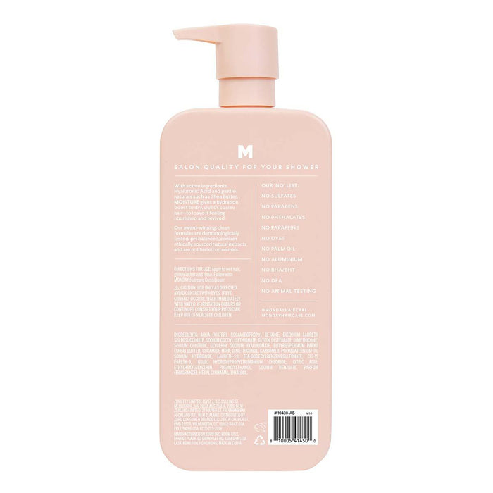 MONDAY Moisture + Hyaluronic Acid Conditioner - For Dry and Dull Hair بلسم مونداي المرطب بحمض الهيالورونيك للشعر الجاف والباهت