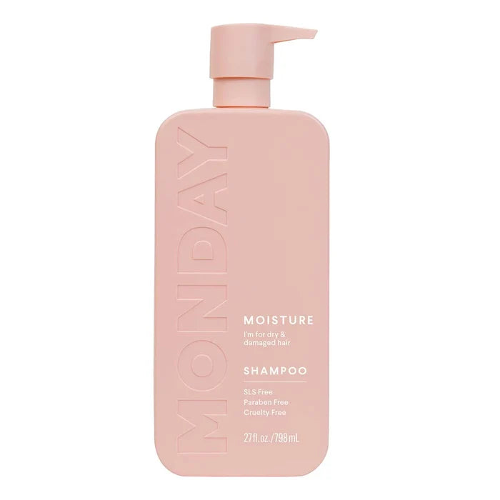 MONDAY Moisture + Hyaluronic Acid Shampoo - For Dry and Dull Hair  شامبو مونداي بالترطيب وحمض الهيالورونيك للشعر الجاف والباهت