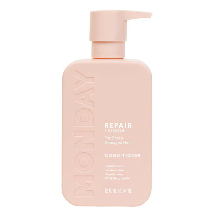 MONDAY Repair + Keratin Conditioner - For Dry To Damaged Hair  موندَي ريبير اند كيراتين كوندشنر للشعر الجاف والمتضرر