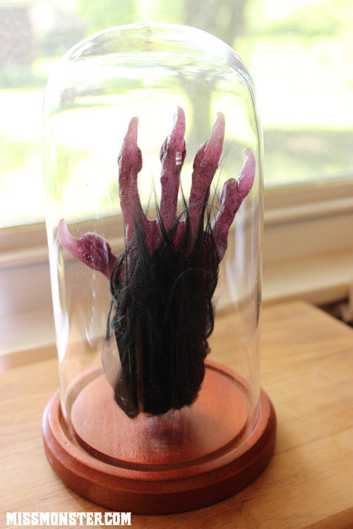 MONSTER HAND - GLASS BELL JAR