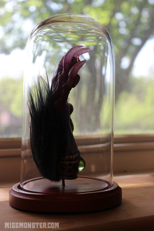 MONSTER HAND - GLASS BELL JAR