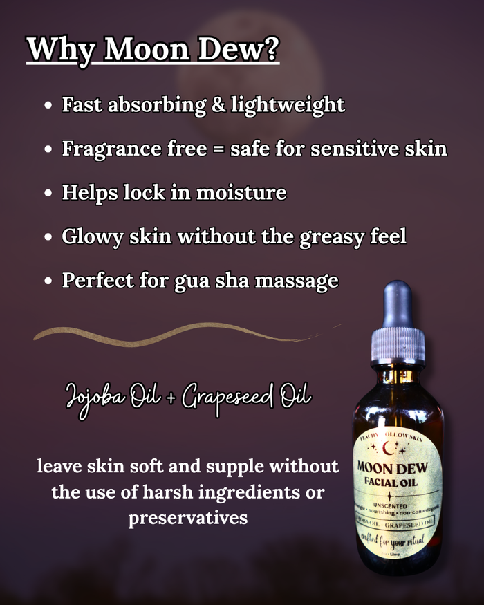 Moon Dew - Daily, Unscented Facial Oil 🌙