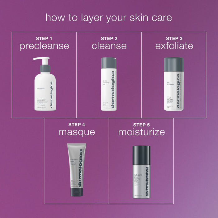 multivitamin power recovery cream routine