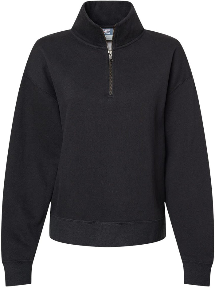 MV Sport Women's Sueded Fleece Quarter-Zip Sweatshirt