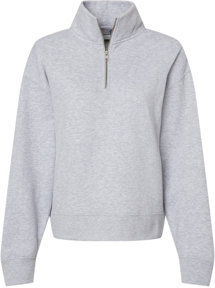 MV Sport Women's Sueded Fleece Quarter-Zip Sweatshirt