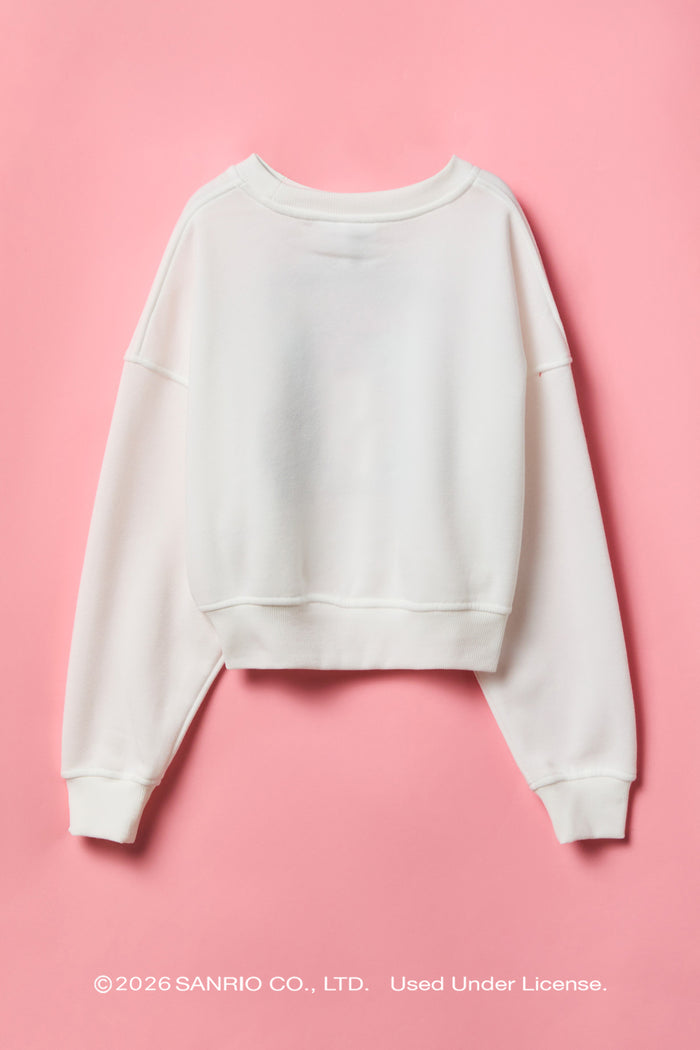 My Melody™ Girls Embroidered Fleece Sweatshirt