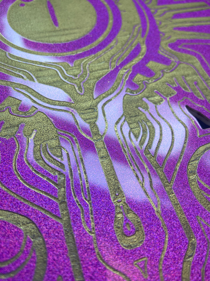 MYSTIC KITTY ACRYLIC GLITTER WALL PANEL