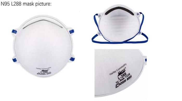 N95 NIOSH Face Mask Hard Shell Harley L-288