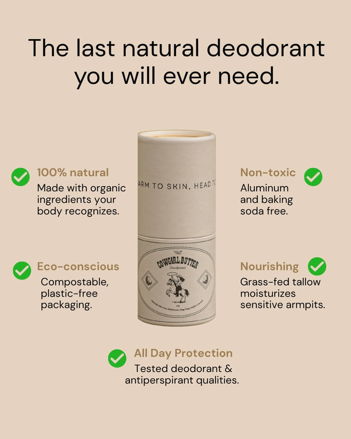 Natural Tallow Deodorant