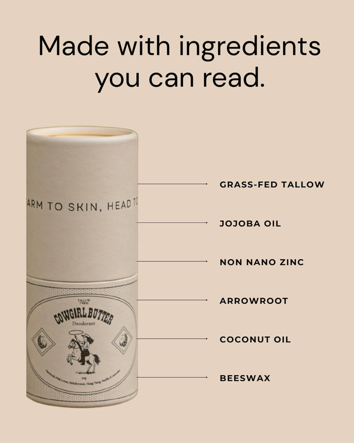 Natural Tallow Deodorant